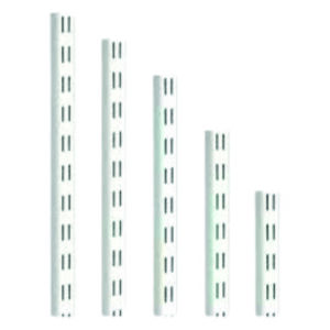 Riel estante doble 1,50 mts Blanco