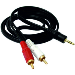 Cable 2 RCA a Plug x 1,50 mts
