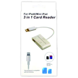 Lector de Tarjetas de Memoria 3 en 1