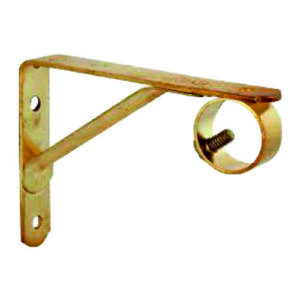 Soporte Para Cortina Ménsula 1/2 Dorada