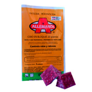 Veneno Para Ratas Quesitos en Bloque Por 1Kg